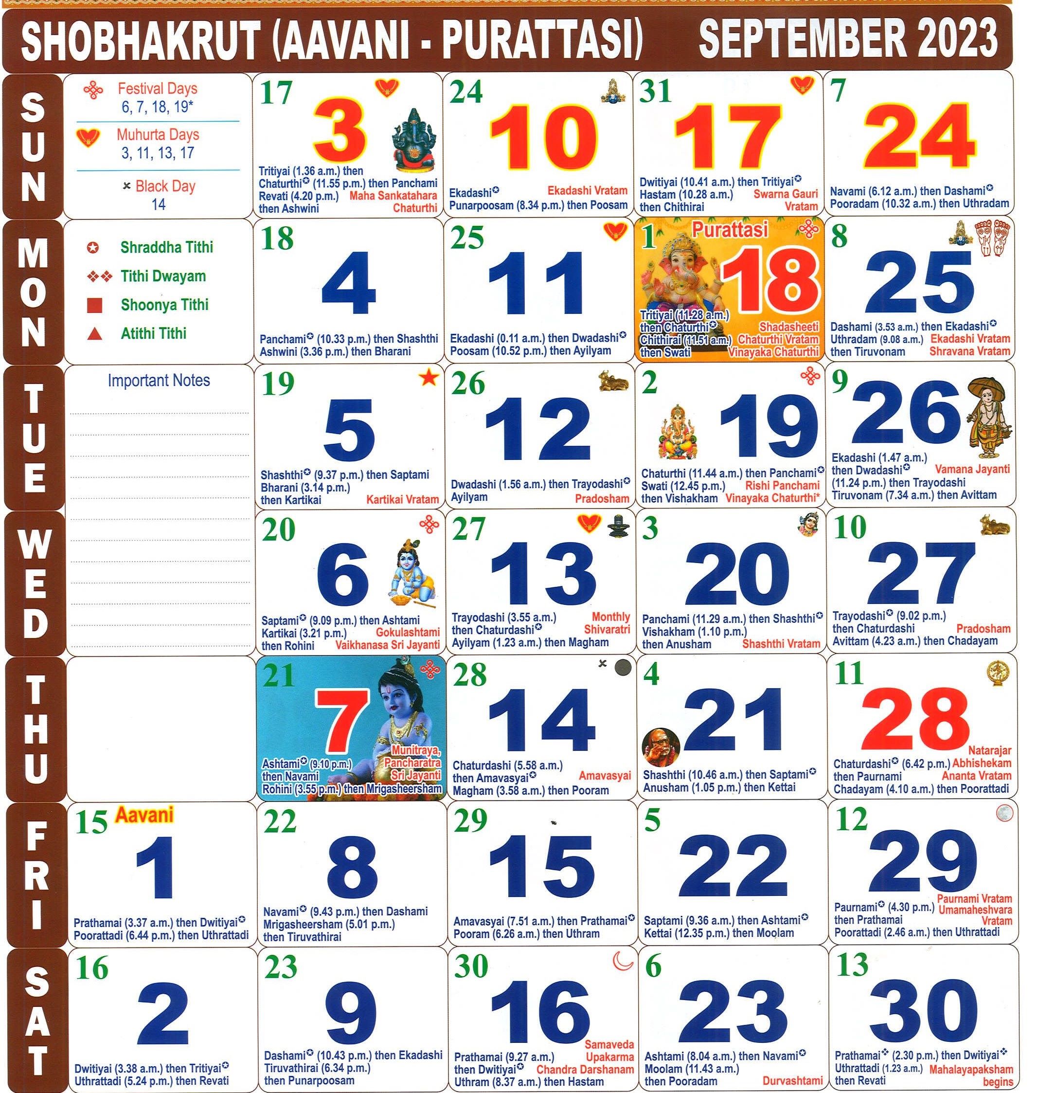 2024 Tamil Calendar September Months Erena Jacenta