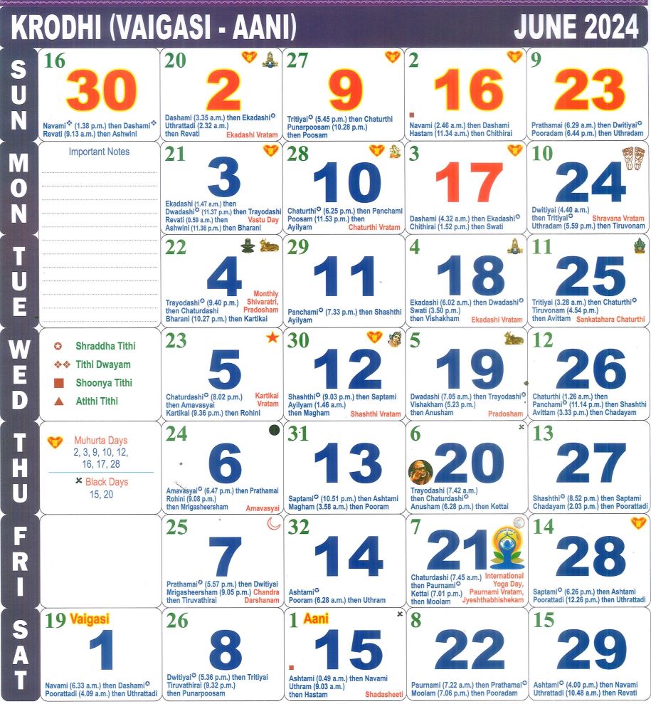 Tamil Daily Calendar June 2024 Oliy Tillie