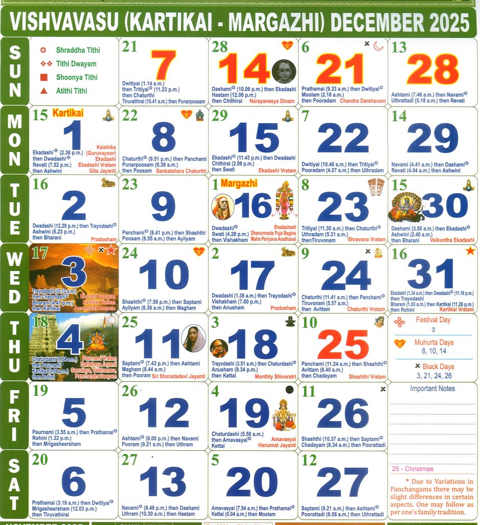 December 2025 monthly calendar